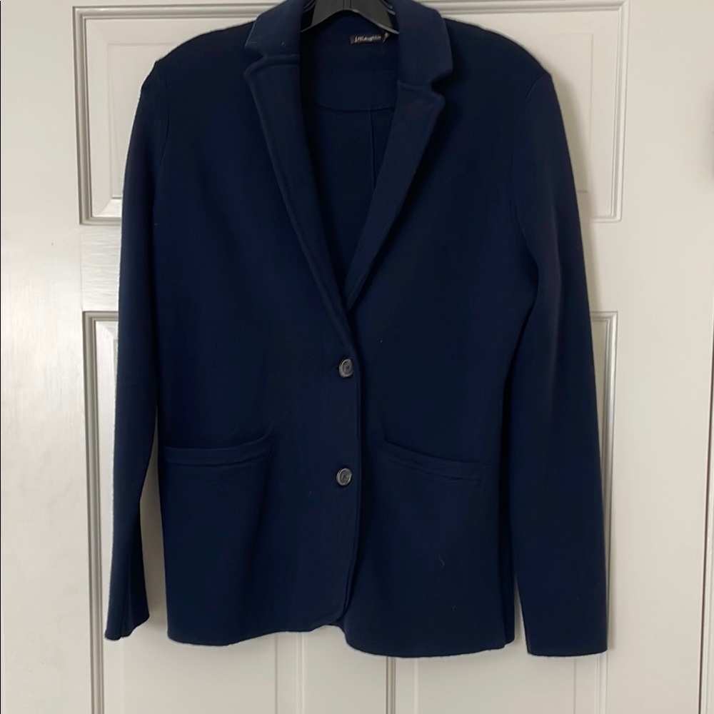 J. McLaughlin, Never Worn, Women's Navy Blazer, Knit, Size S